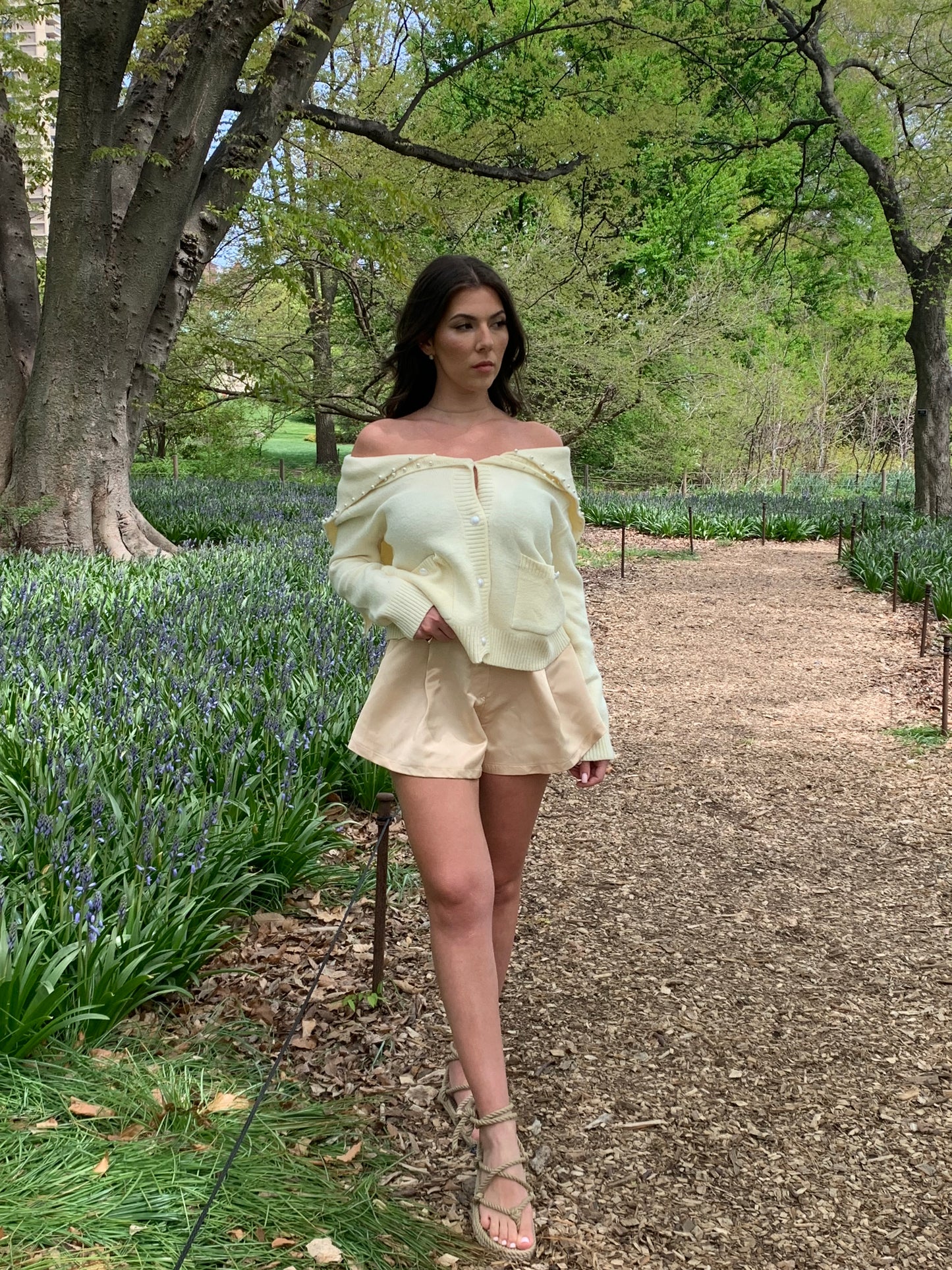 Caroline Flared Wide Leg Shorts - Le Flip La Flop