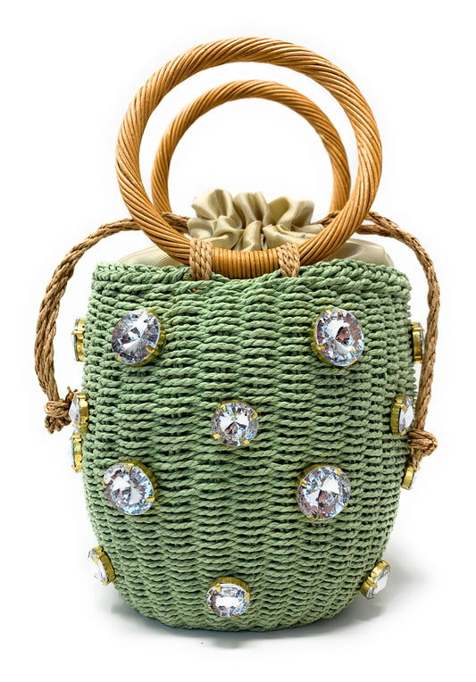 Paloma Bucket Bag - Matcha - Le Flip La Flop