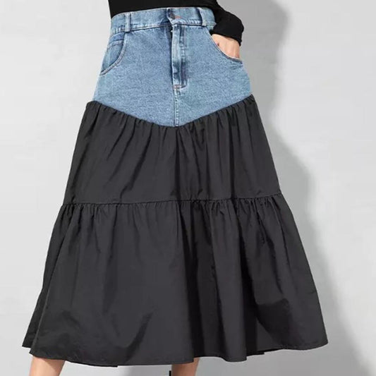 Tessa Denim Skirt - Le Flip La Flop